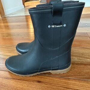 Tretorn Black Kids Rain Boots